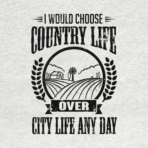 I would choose country life any day (black) by nektarinchen